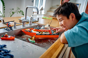 LEGO City 60504 Rannikkovartioston Pelastusalus ja Helikopteri