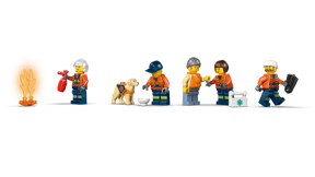 LEGO City 60504 Rannikkovartioston Pelastusalus ja Helikopteri
