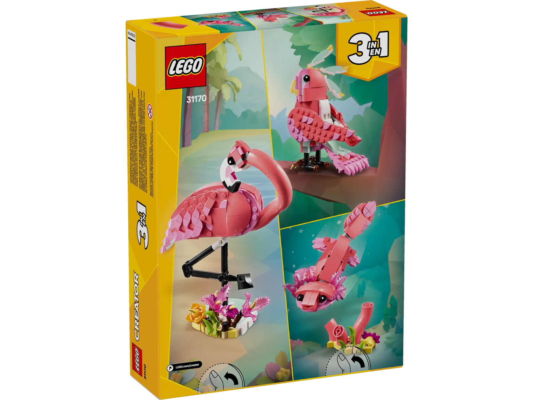 LEGO Creator 31170 Vaaleanpunainen Flamingo