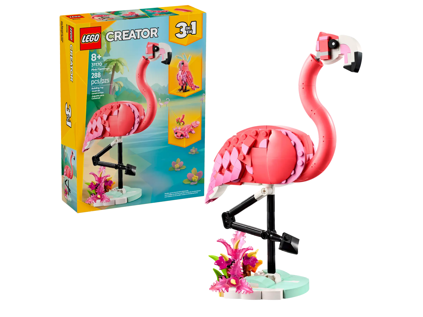 LEGO Creator 31170 Vaaleanpunainen Flamingo