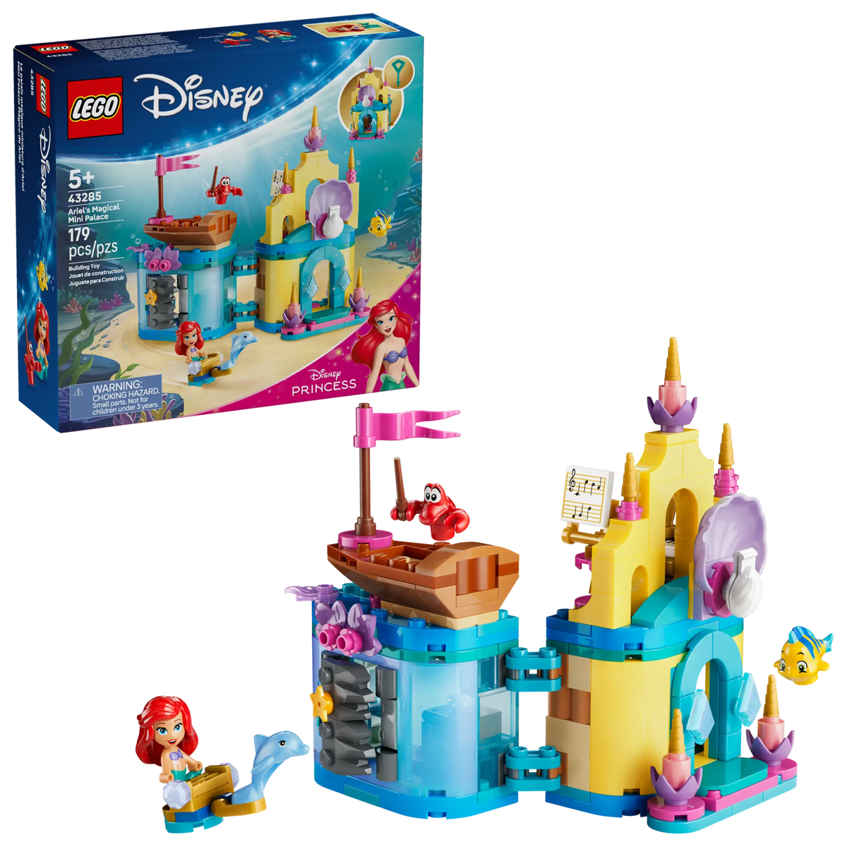 LEGO Disney 43285 Arielin Taianomainen Palatsi Minikoossa