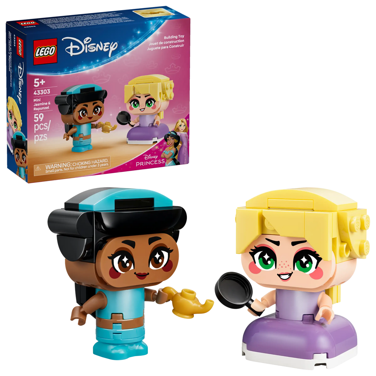 LEGO Disney 43303 Jasmine ja Tähkäpää Minikoossa