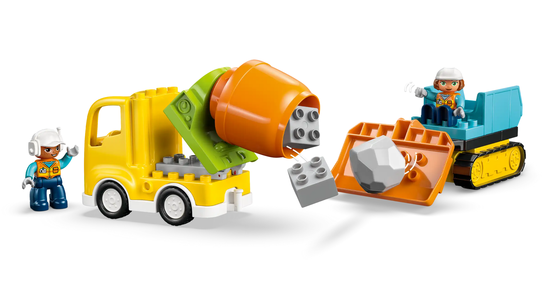 LEGO Duplo 10476 Rakennustyömaa ja Työmaa-Ajoneuvot 3in1