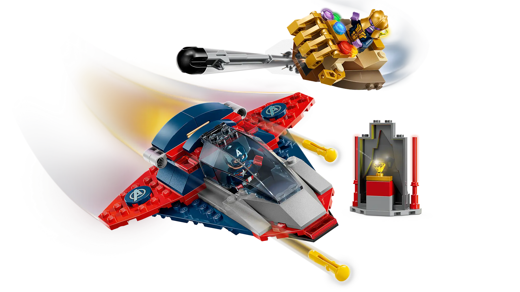 LEGO Marvel 76319 Captain America Vastaan Thanos