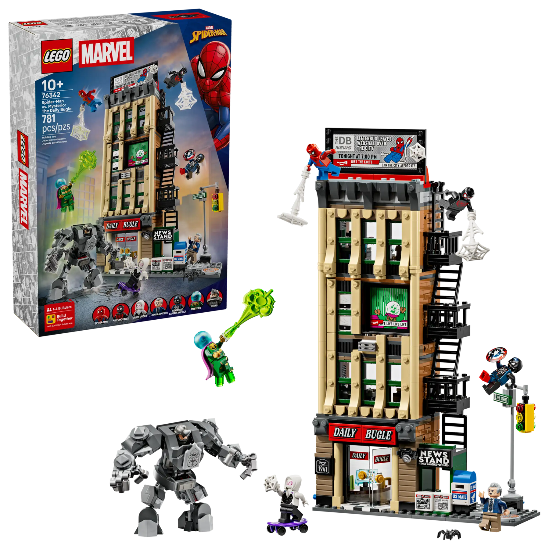 LEGO Marvel  76342 Spider-Man Vastaan Mysterio: Daily Bugle