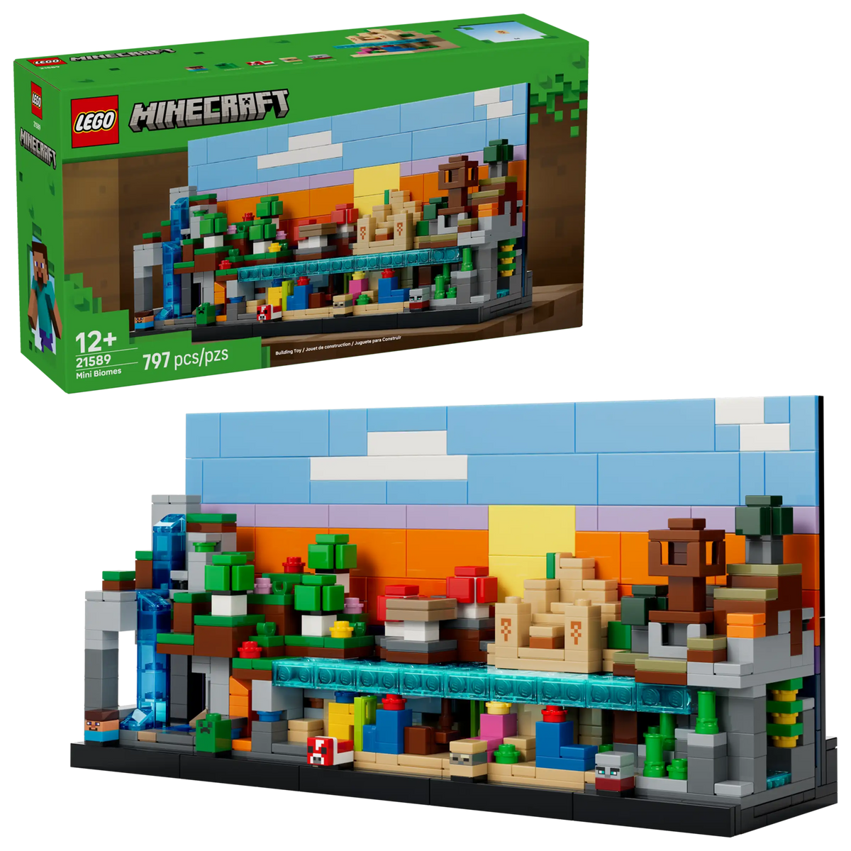 LEGO Minecraft  21589 Minibiomit