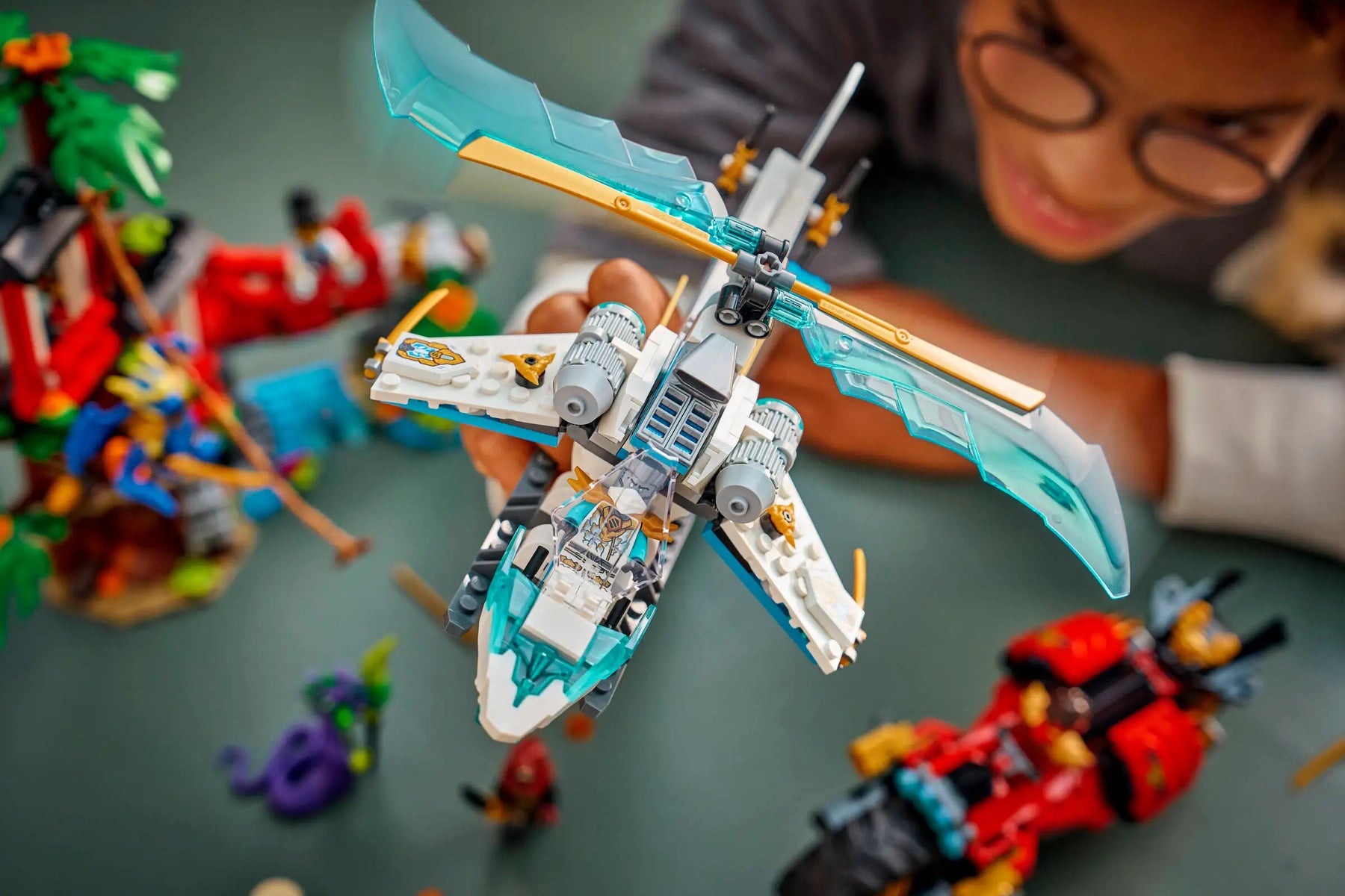 LEGO Ninjago 71857 Ninjamenopelit ja Puumajataistelu