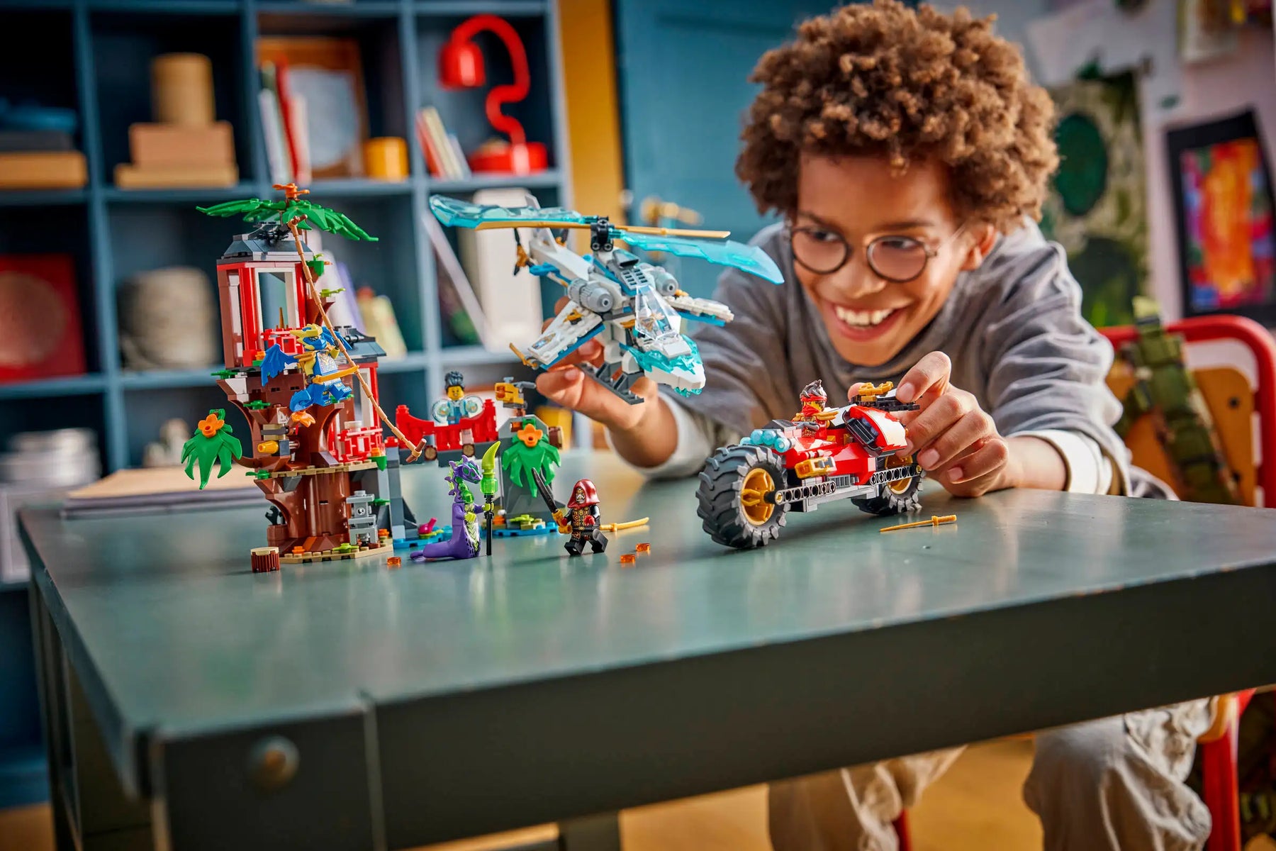 LEGO Ninjago 71857 Ninjamenopelit ja Puumajataistelu