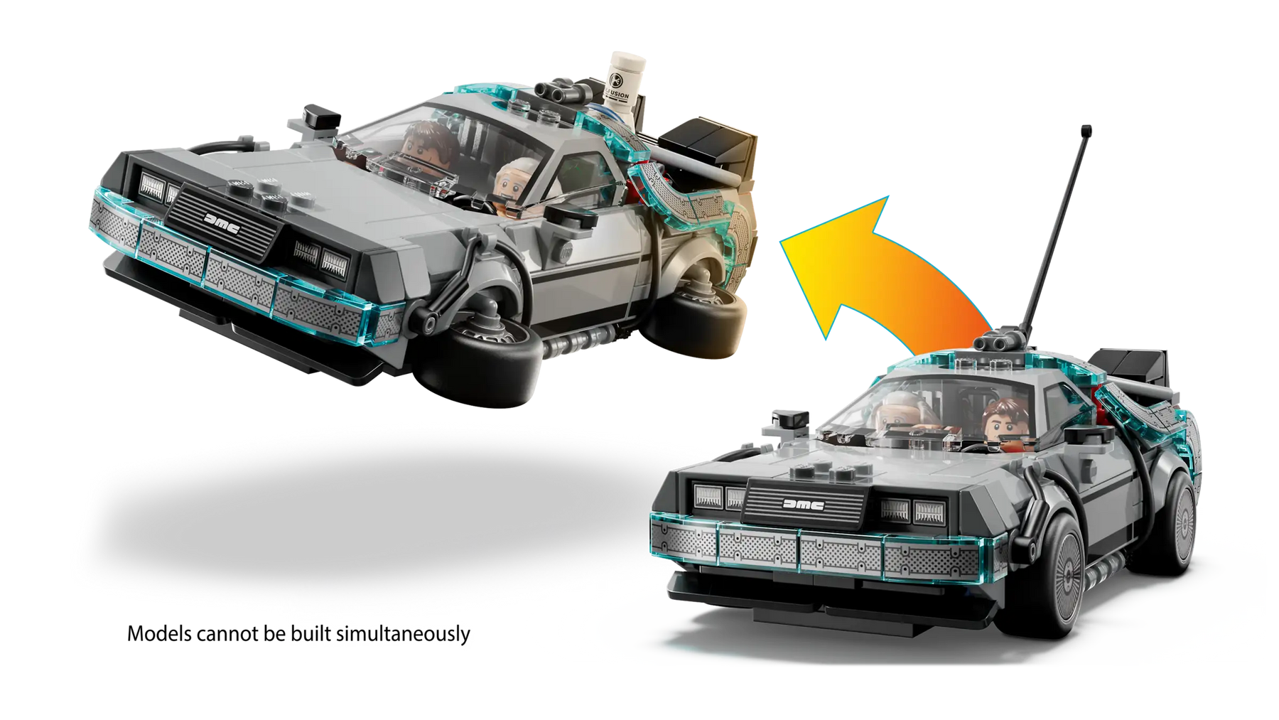LEGO Speed Champions 77256 Aikakone Paluu Tulevaisuuteen Elokuvasta