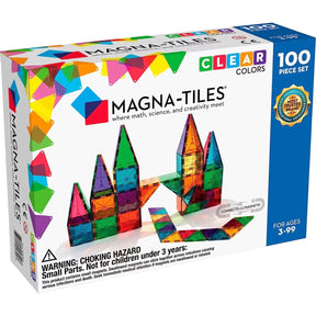 MAGNA-TILES® Clear Colours -Magneettirakennussarja 100 Osaa