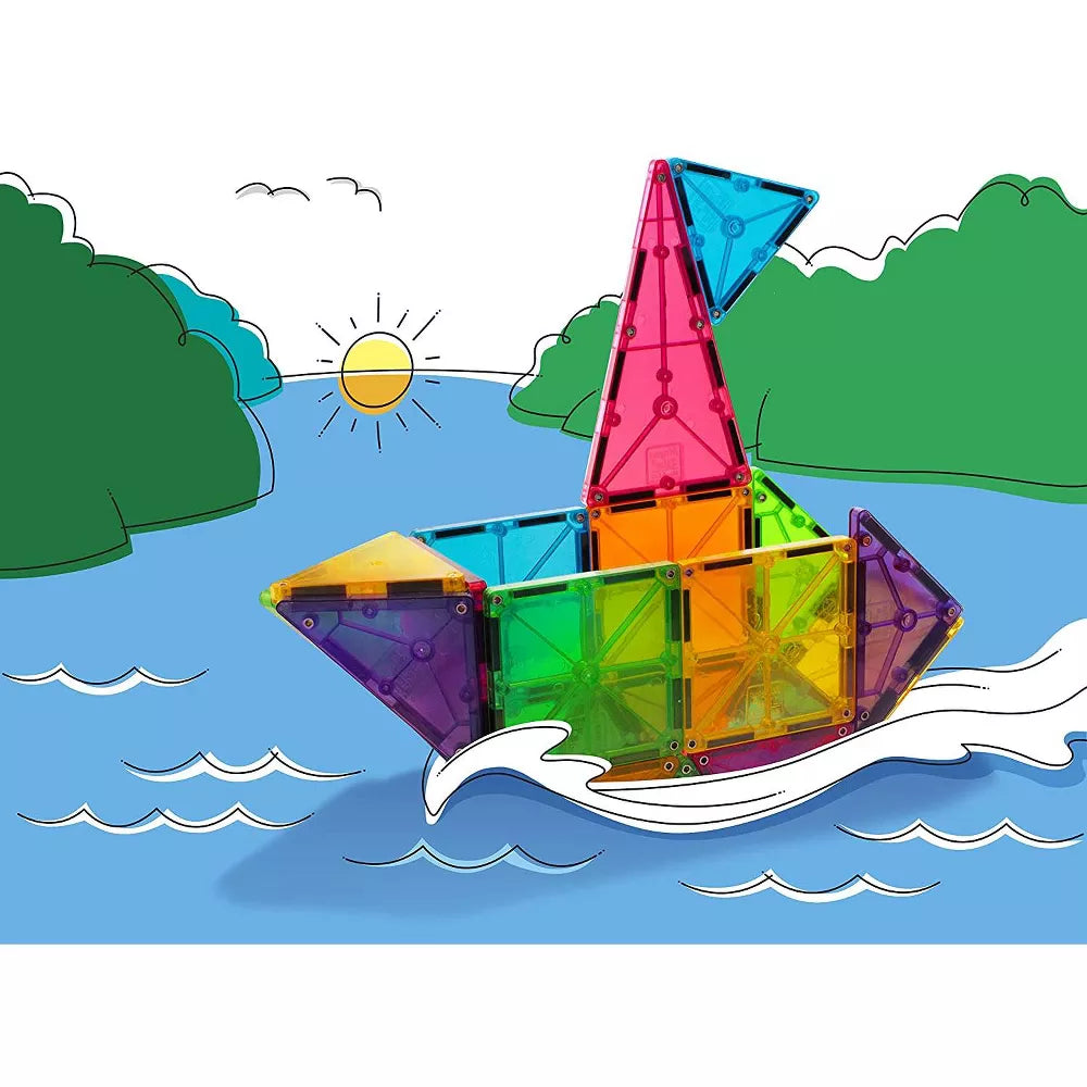 Magna-Tiles Magneettirakennussarja Clear Colours 32 Osaa