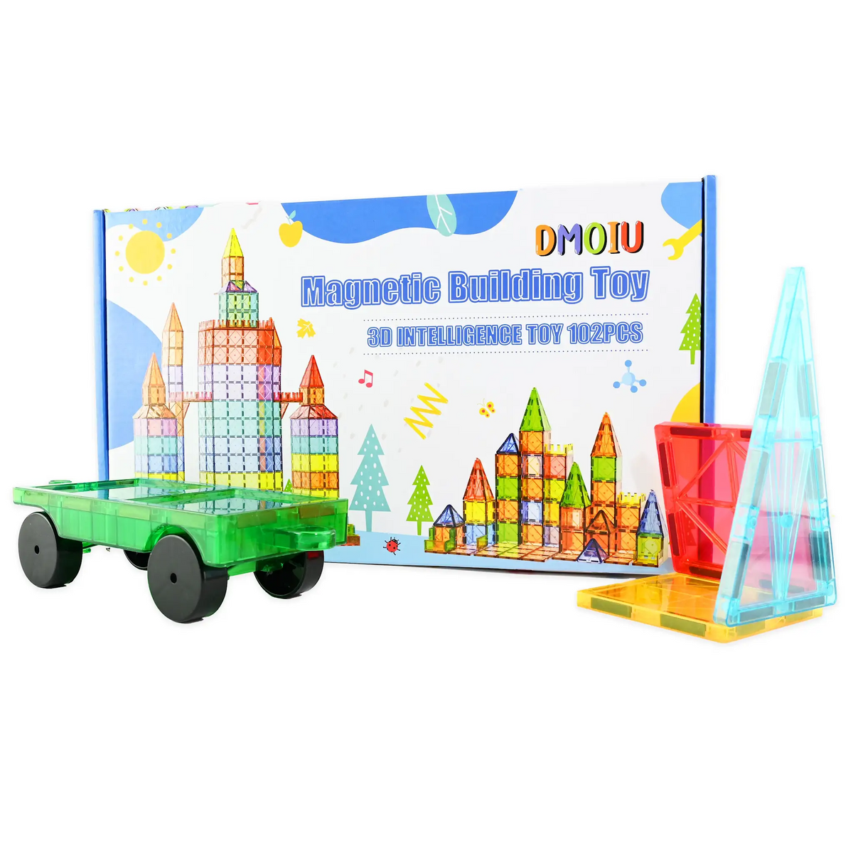 Magneettiset Rakennuspalikat 102 Osaa