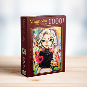 Magnolia Puzzles 1000 Palan Palapeli Marilyn