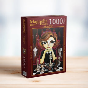Magnolia Puzzles 1000 Palan Palapeli Womans Gambit