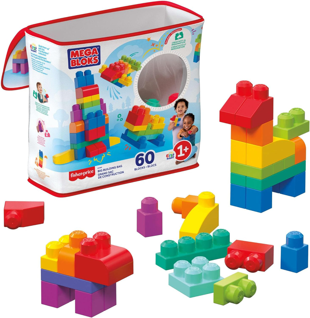 Mega Bloks Puuhapalikat/Rakennuspalikat Classic 60kpl