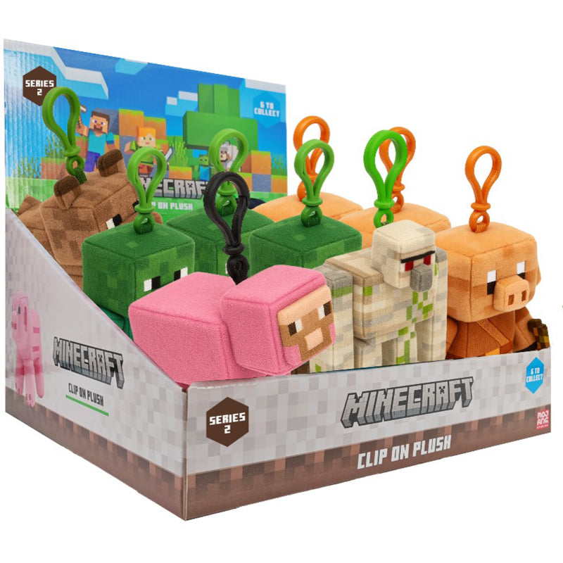 Minecraft Clip On Pehmo 13 Cm Lajitelma