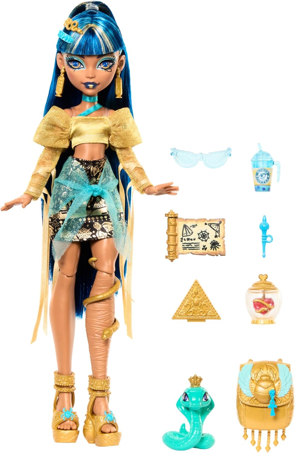 Monster High Cleo Denile ja Tarvikkeita