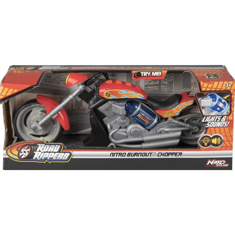 Road Rippers Nitro Burnout Chopper Punainen