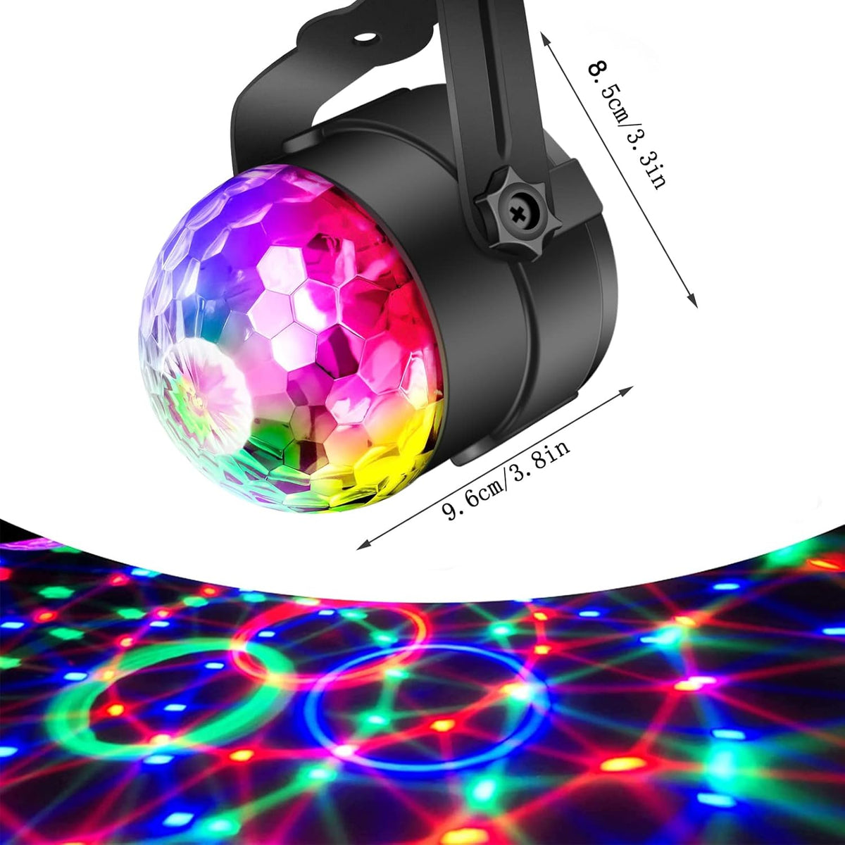 Music Party Light Discovalo Kaukosäätimellä