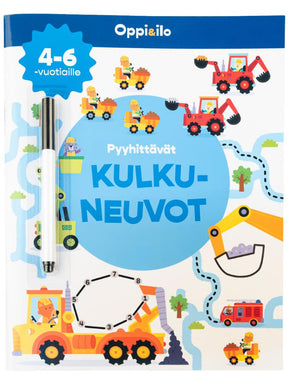 Oppi ja Ilo Pyyhittävät Kulkuneuvot (4-6v)