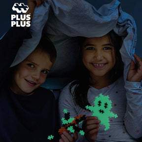 Plus-Plus Glow Mix 600 Osaa Pimeässä Hohtavat