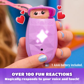 Peekimo Tiny Wearable BFF, Interaktiivinen Ystävä Kaulanauhassa