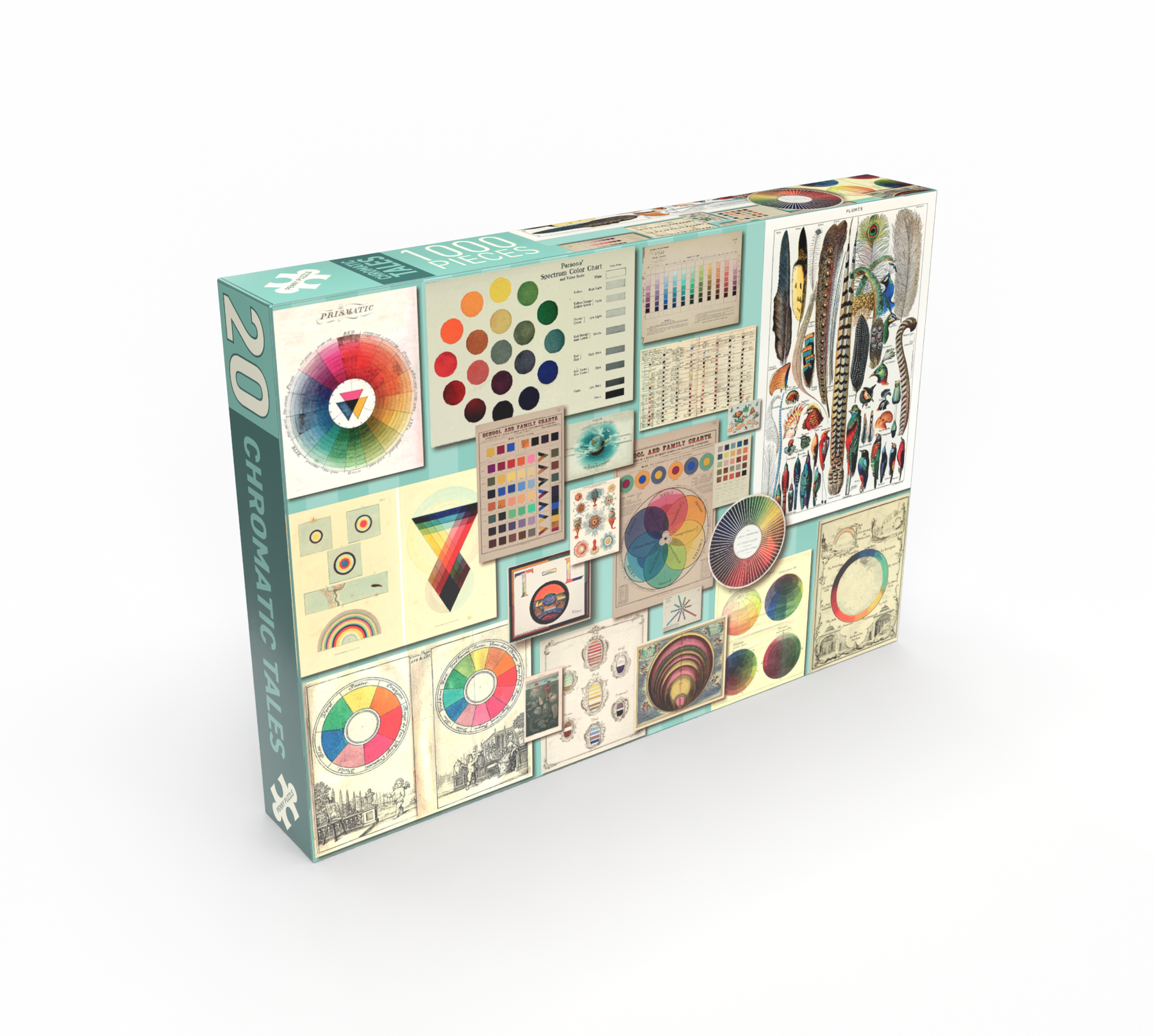 Penny Puzzles Chromatic Tales 1000 Palan Palapeli