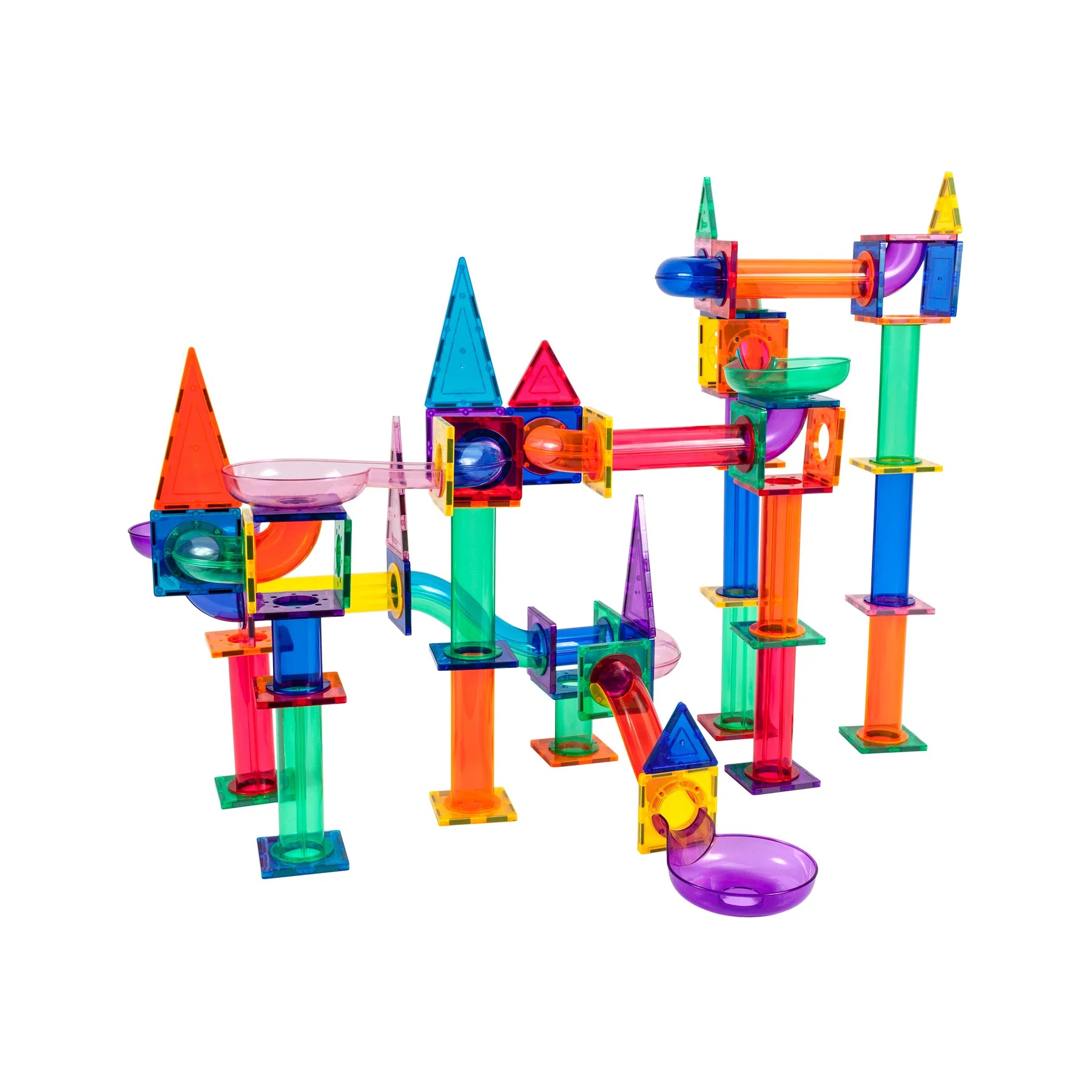 PicassoTiles Magneettinen 3D Rakennussarja Kuularatasetti 150 Osaa