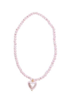 Great Pretenders Pink Pearl Heart Kaulakoru