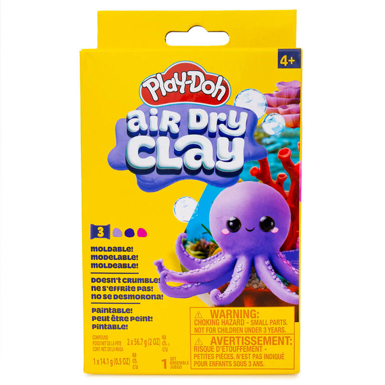 Play-Doh Air Dry Clay Mustekala