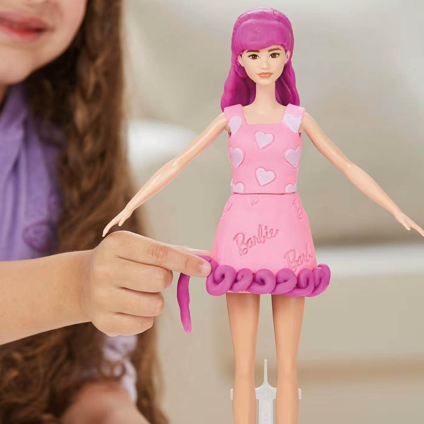 Play-Doh Barbie Pinkit Hiukset Muovailuvahasetti