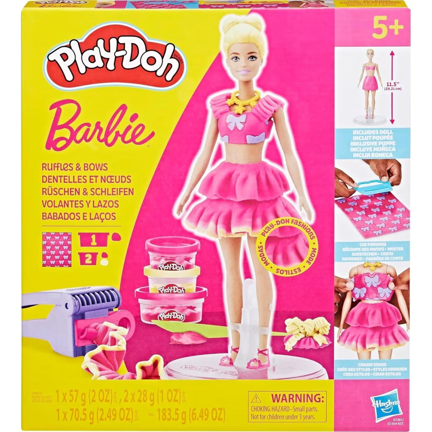 Play-Doh Barbie Vaaleatukkainen Muovailuvahasetti