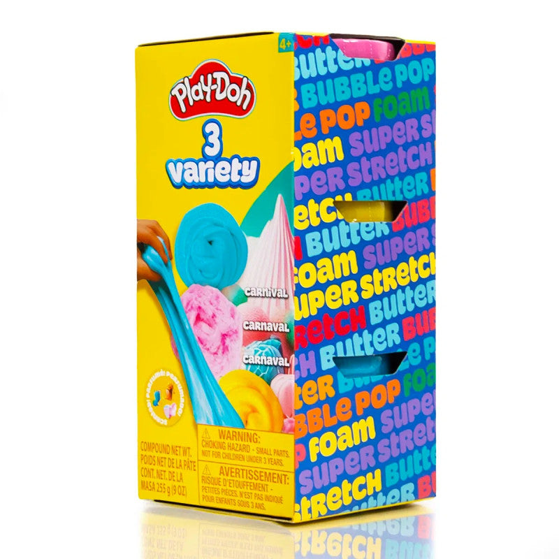 Play-Doh Muovailuvaha 3 Stack Jars-Carnival