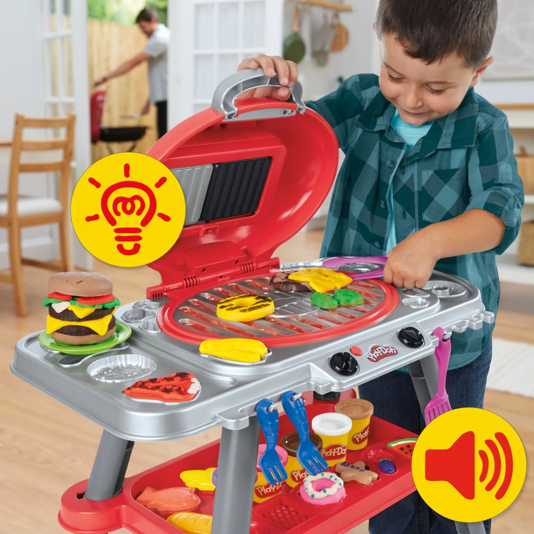 Play-Doh Muovailuvaha Grilli Leikkisetti