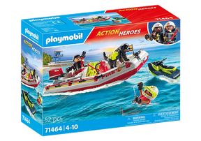 Playmobil Action Heroes 71464 Sammutusvene ja Vesiskootteri