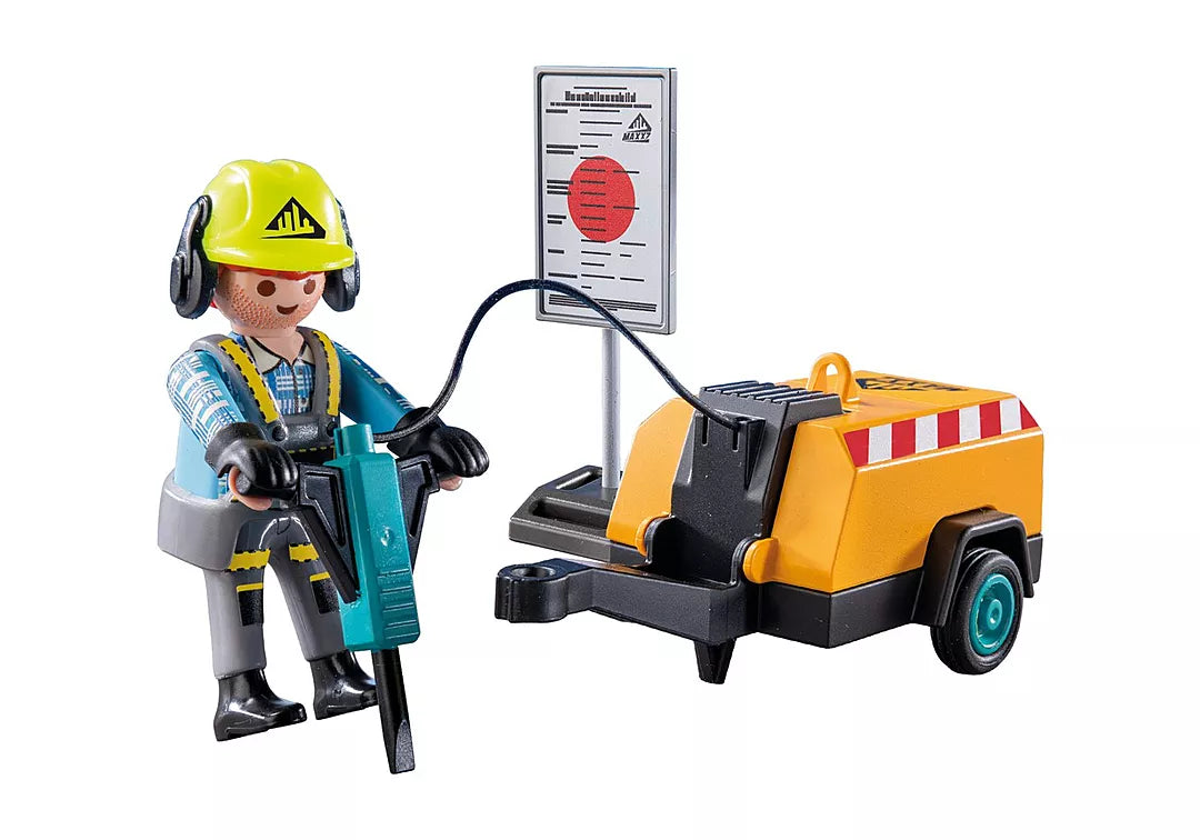 Playmobil Action Heroes 71752 Katupora Työmaalla