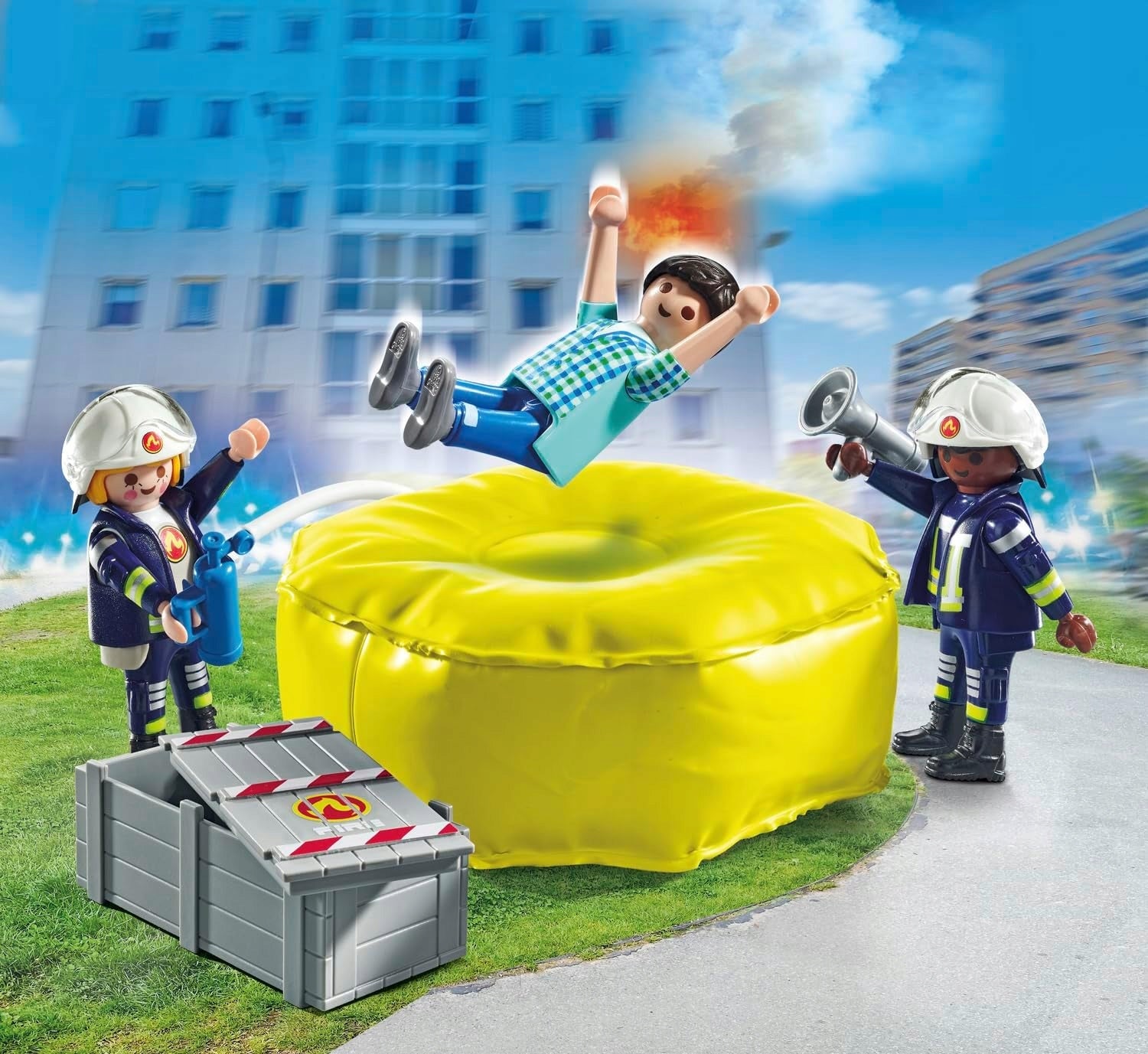 Playmobil Action Heroes Palopelastajat ja Ilmatyyny