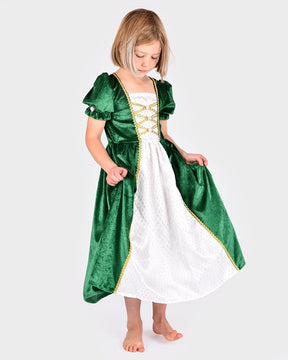 Prinsessamekko 122-128 cm Sininen (6-8v) Emeraldin Vihreä