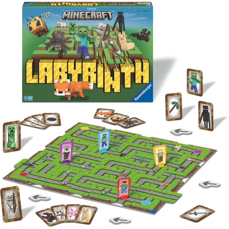 Ravensburger Minecraft Muuttuva Labyrintti Lautapeli