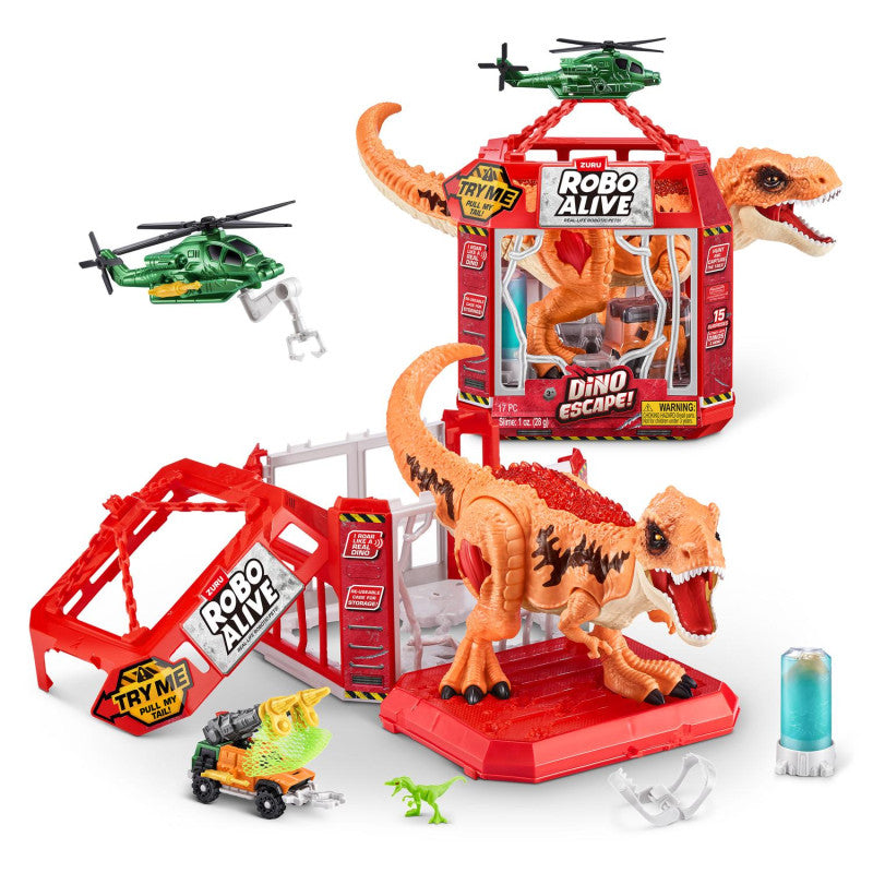 Robo Alive Dino Escape Dinosaurusleikkisetti 17 Osaa