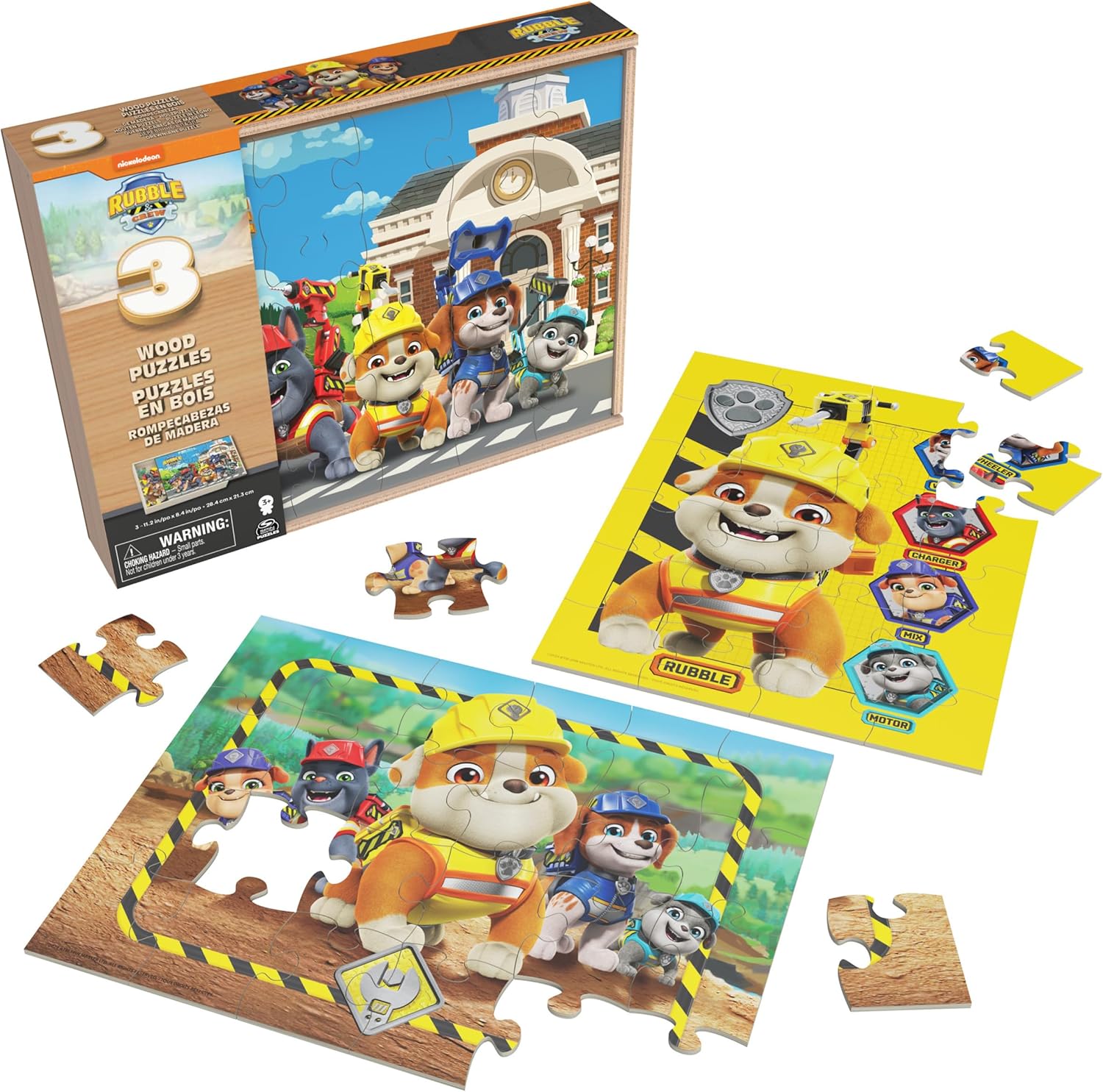 Rollen Remmi Puinen Palapeli 3x 24 Palaa