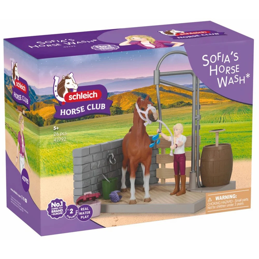 Schleich 42792 Sofia ja Hevosen Pesupaikka