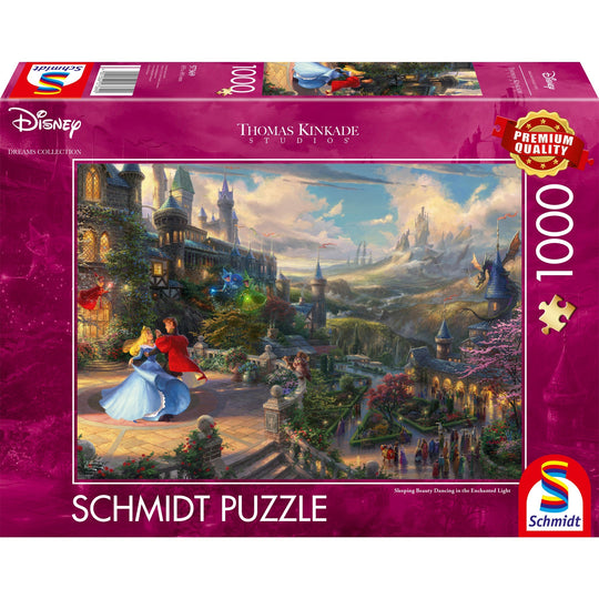 Schmidt Thomas Kinkade 1000 Palan Palapeli Disney Sleeping Beauty, Dancing In The Enchanted Light