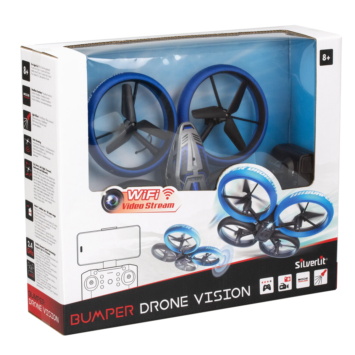 Silverlit Flybotic Bumper Drone Vision Ohjattava Drone