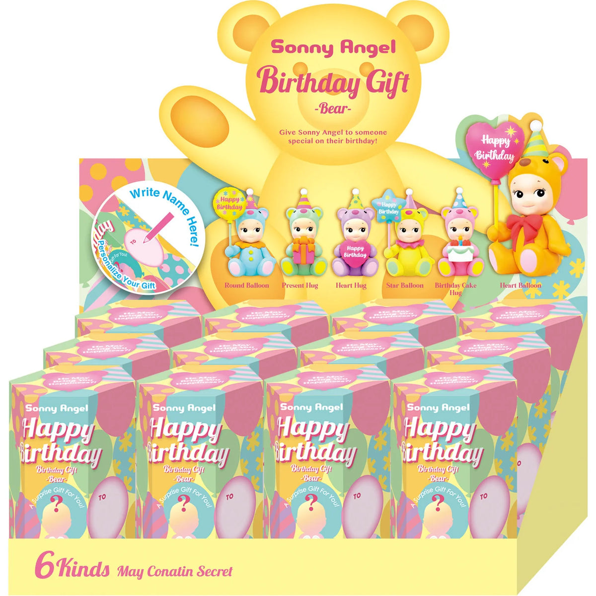 Sonny Angel Birthday Gift Bear Yllätyshahmopakkaus
