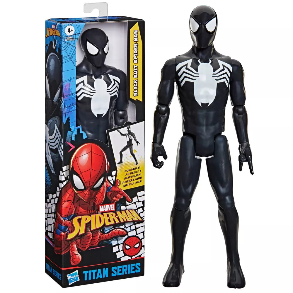 Spider-Man Titan Classic Hero Black Suit Spider-Man
