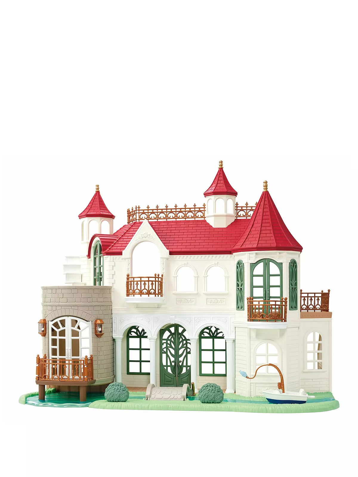 Sylvanian Families 5865 Red Roof Riverside Manor Kartano 