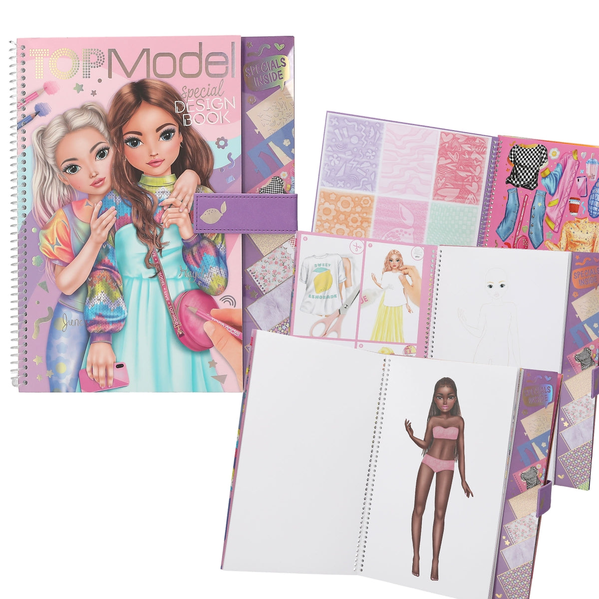 Top Model Vaatesuunnittelija Special Design Book/ Suunnittelukirja