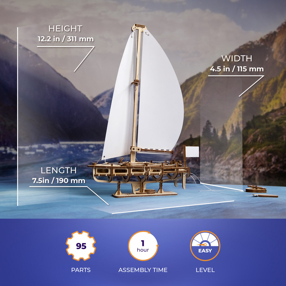 Ugears Ocean Beauty Yacht