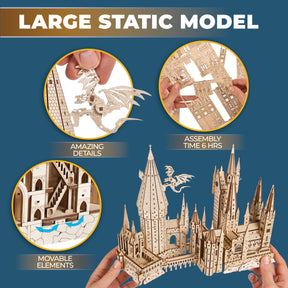 Ugears Rakennussarja Harry Potter Hogwarts Castle